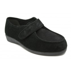 Zapatilla ancha con velcro